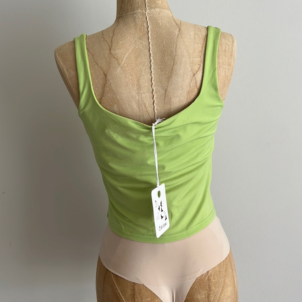 Green Crop Top - Picture 4 of 6
